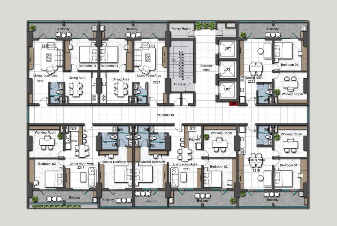 Апартаменты в Сиануквиле, Камбоджа, 45 м² - фото 13