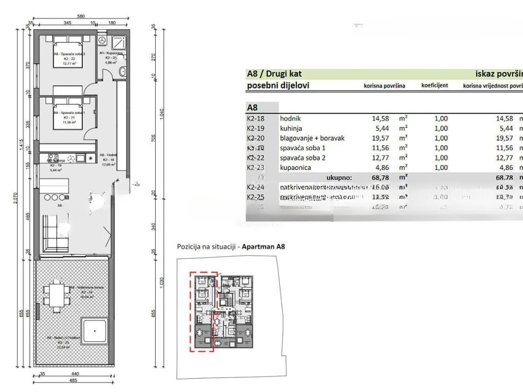 Квартира в Опатии, Хорватия, 99 м² - фото 8