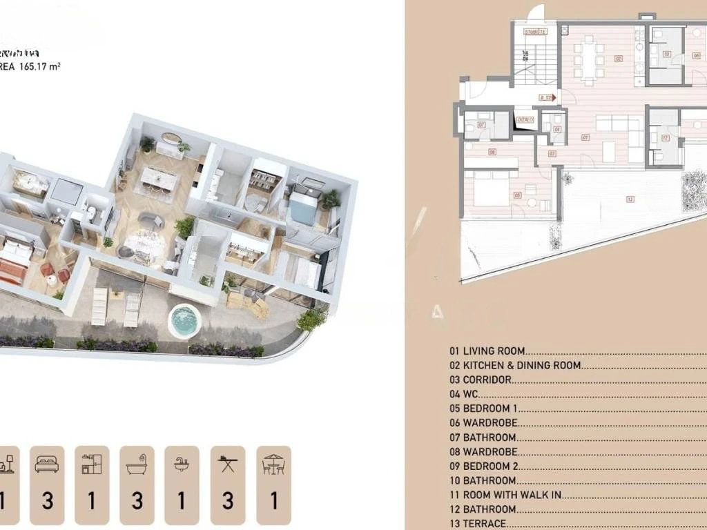 Квартира в Опатии, Хорватия, 123 м² - фото 8
