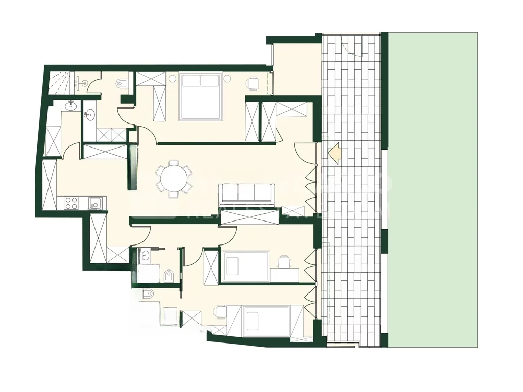 Квартира в Монако, Монако, 190 м² - фото 9