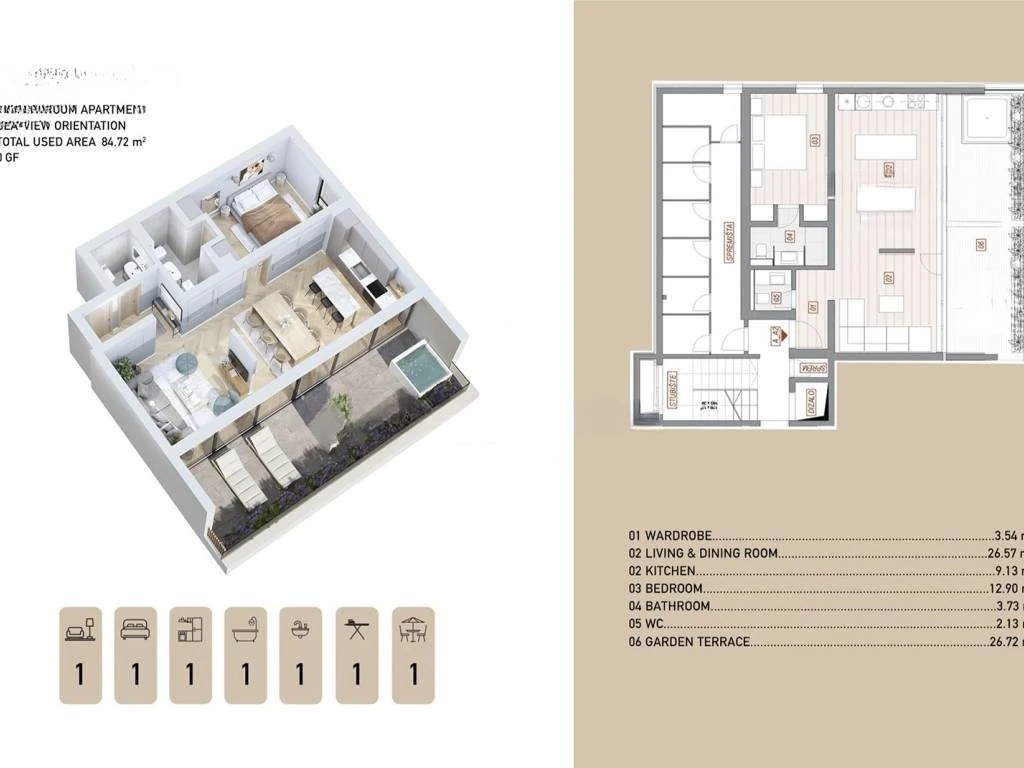 Квартира в Опатии, Хорватия, 84 м² - фото 9