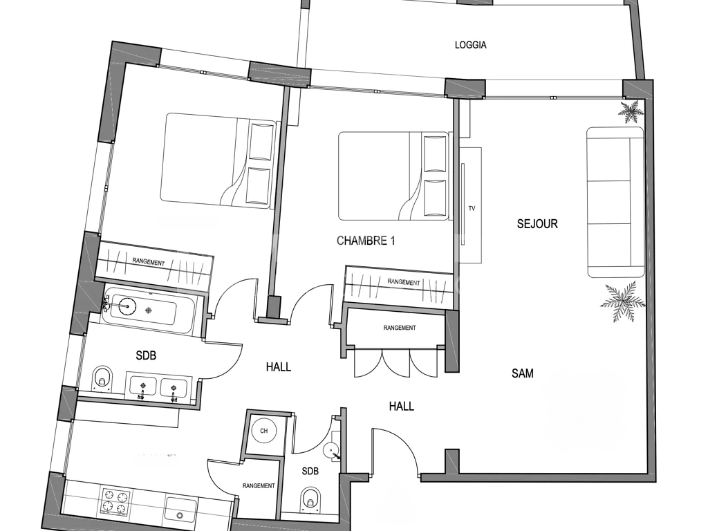 Квартира в Сен-Романе, Монако, 92 м² - фото 9
