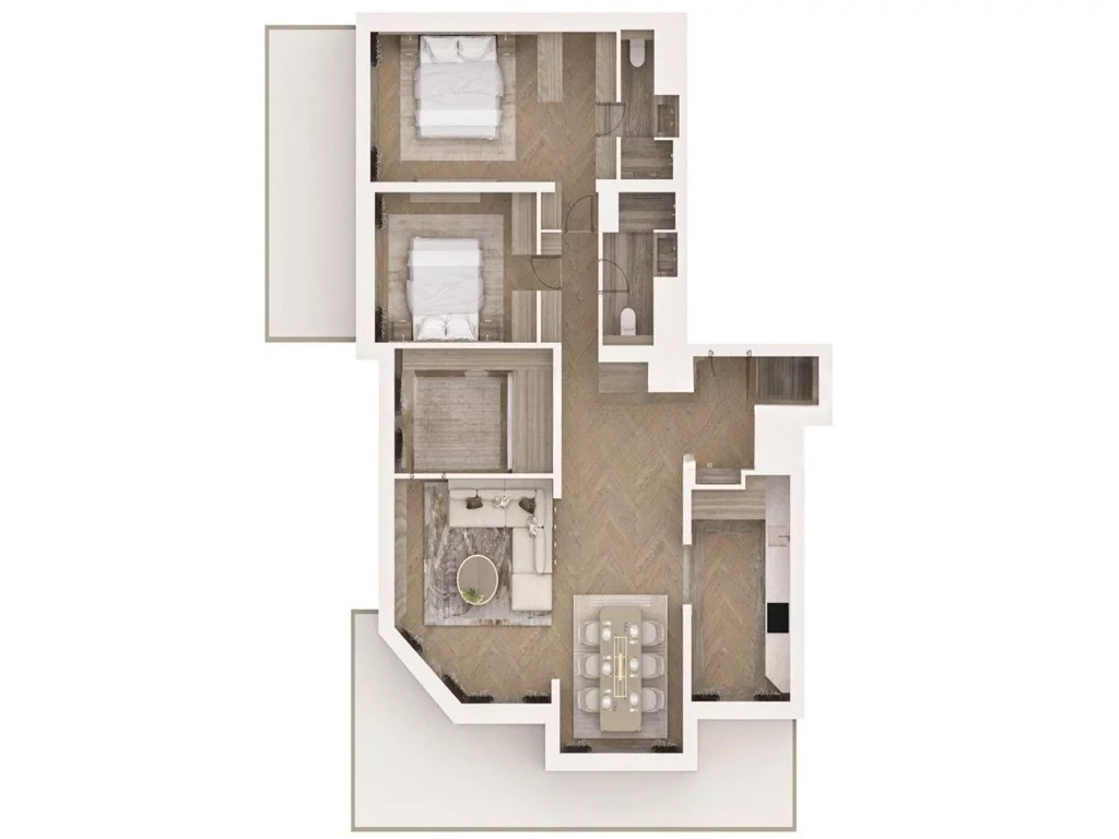 Квартира в Сен-Романе, Монако, 155 м² - фото 12