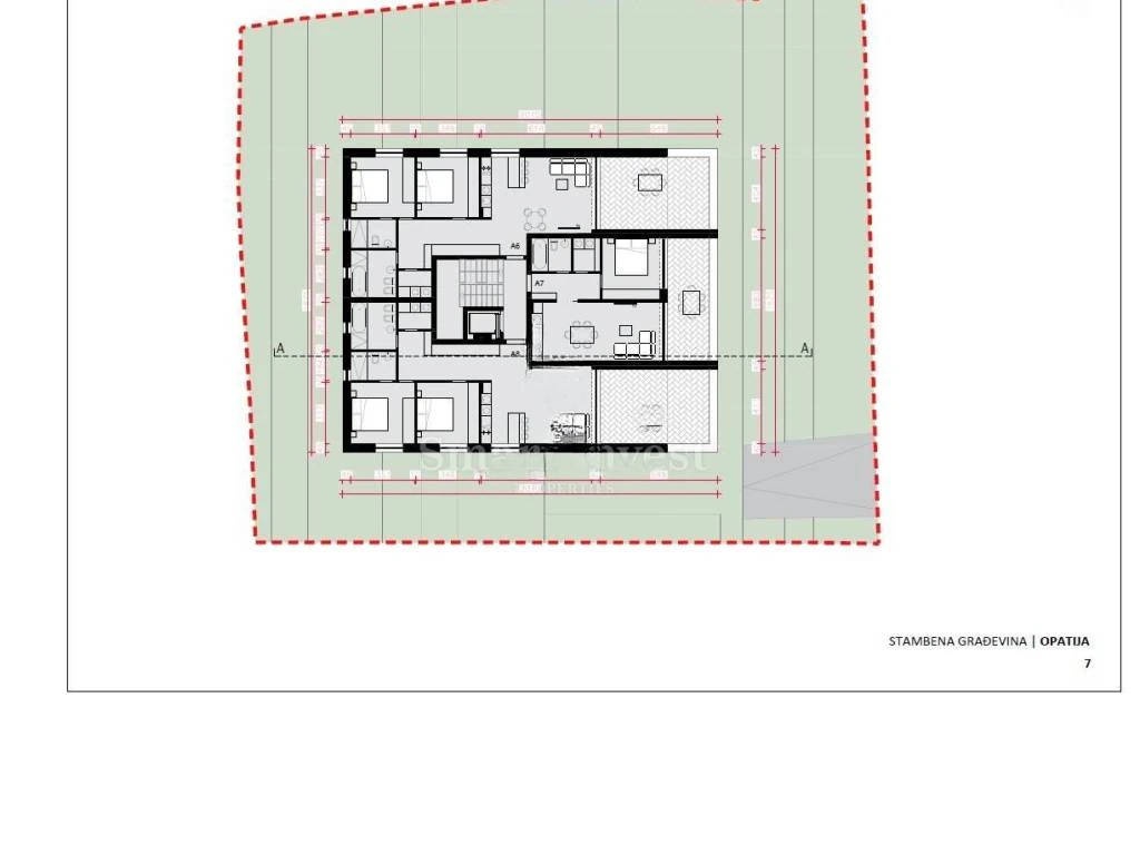 Квартира в Опатии, Хорватия, 99 м² - фото 13