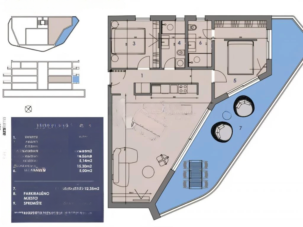 Квартира в Опатии, Хорватия, 109 м² - фото 15