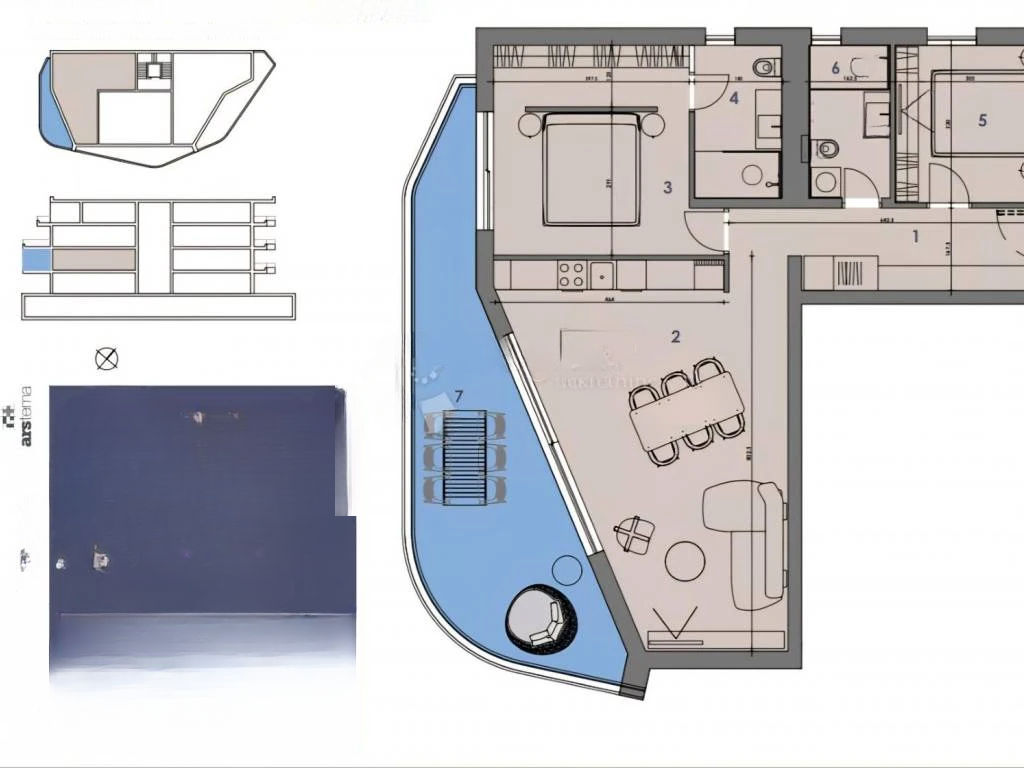 Квартира в Опатии, Хорватия, 112 м² - фото 16