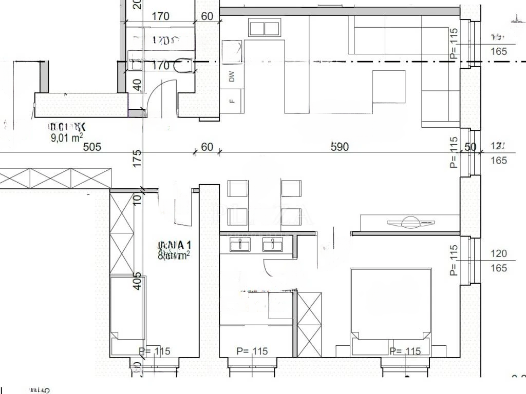 Квартира в Опатии, Хорватия, 69 м² - фото 16