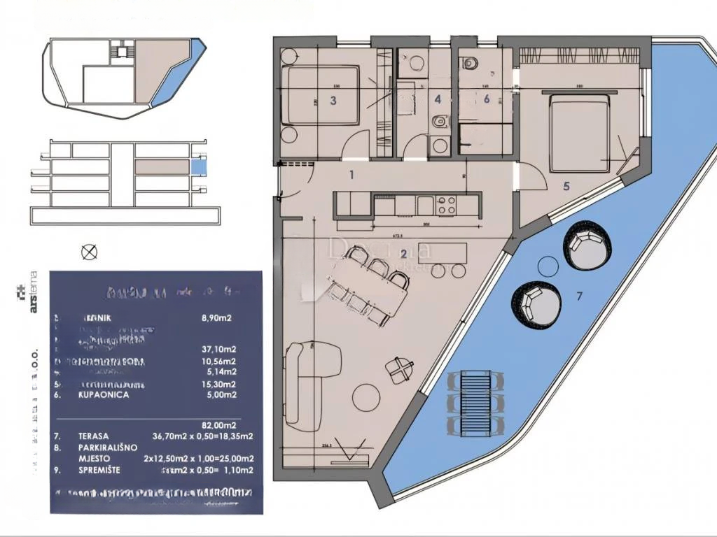 Квартира в Опатии, Хорватия, 109 м² - фото 16