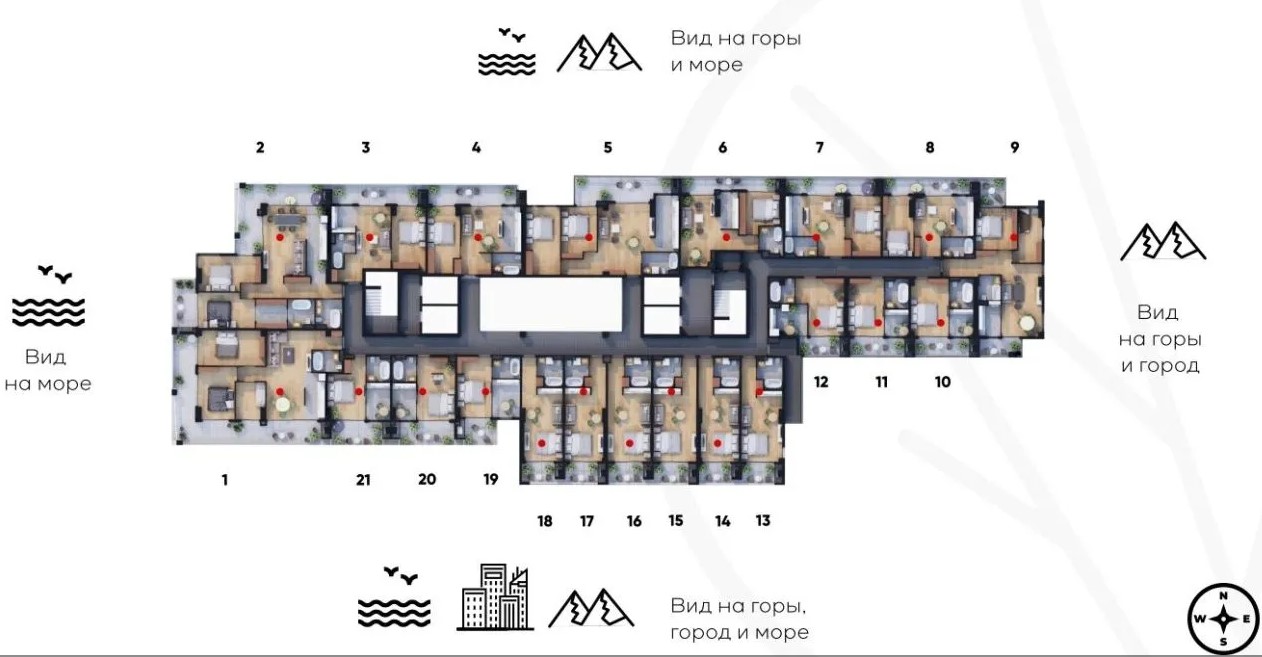 Квартира в Кобулети, Грузия, 39 м² - фото 7
