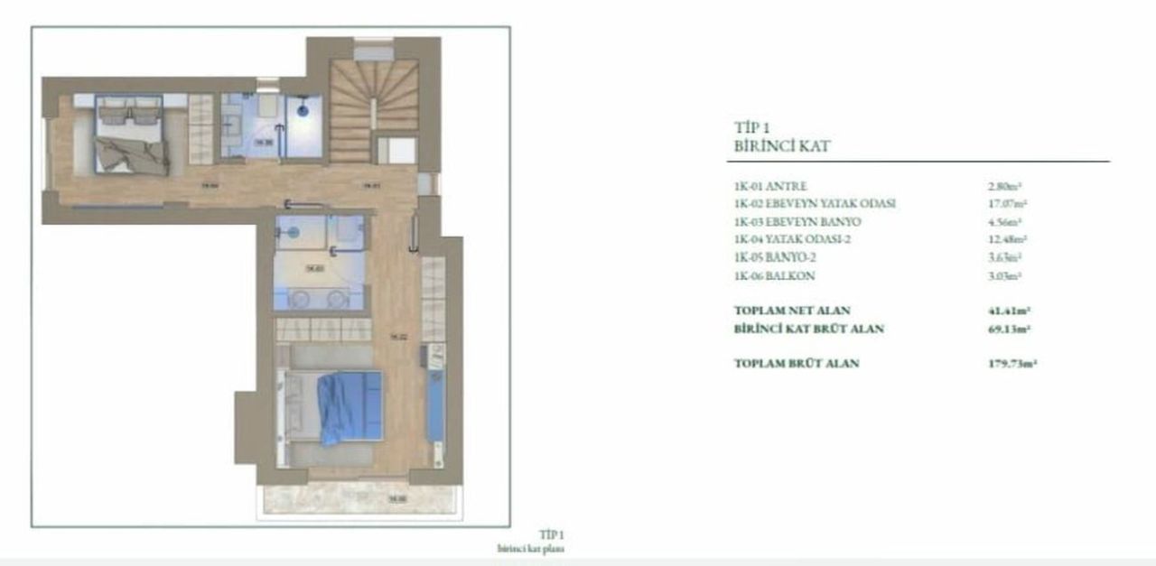 Вилла в Бодруме, Турция, 110 м² - фото 6