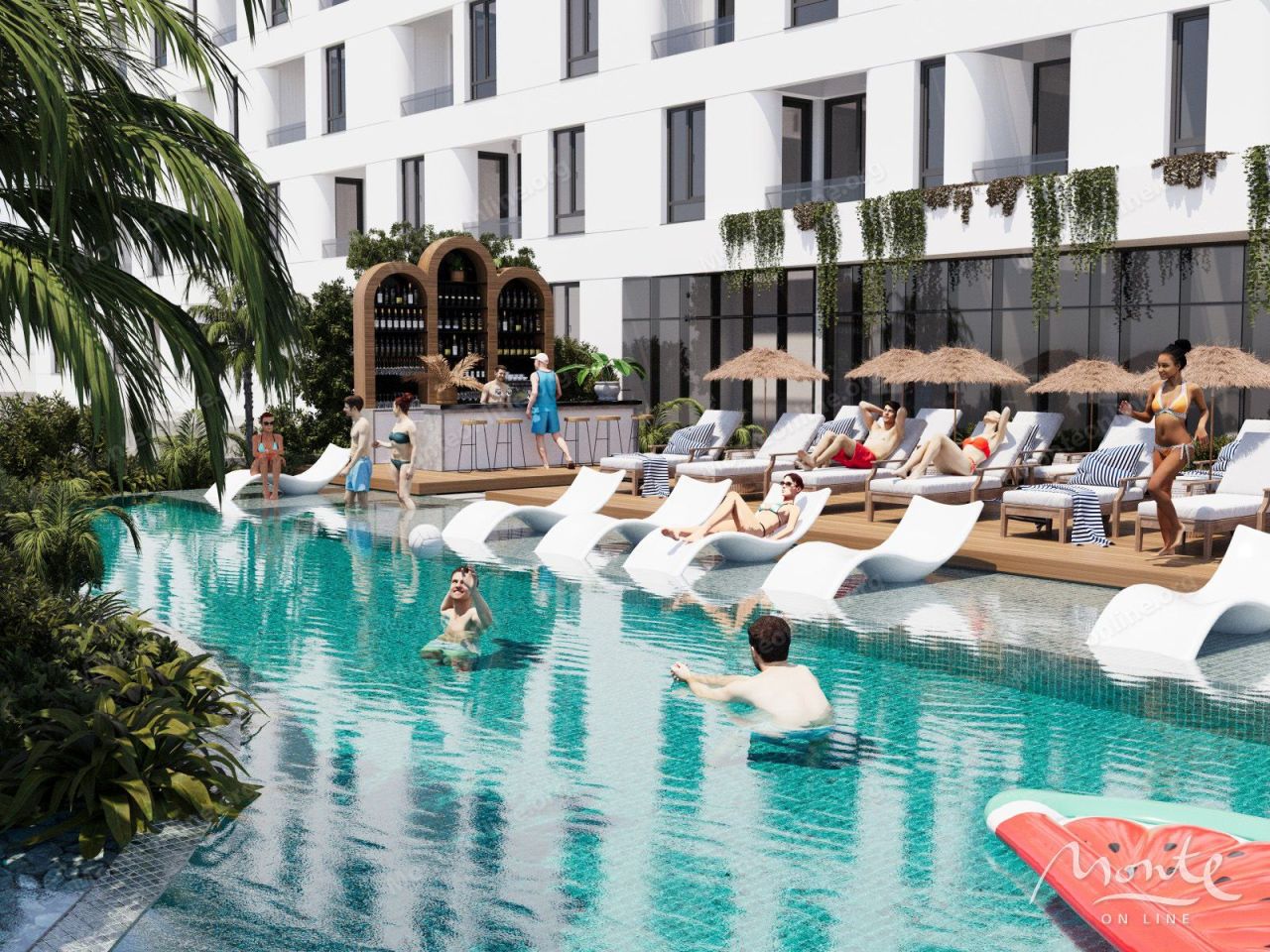 Апартаменты в Баре, Черногория, 27 м² - фото 9