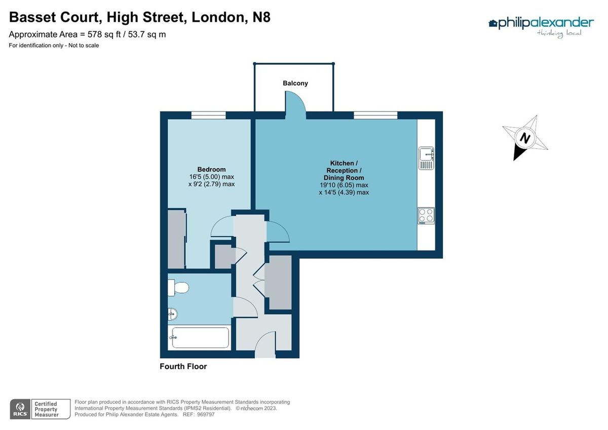 Квартира в Лондоне, Великобритания, 54 м² - фото 9