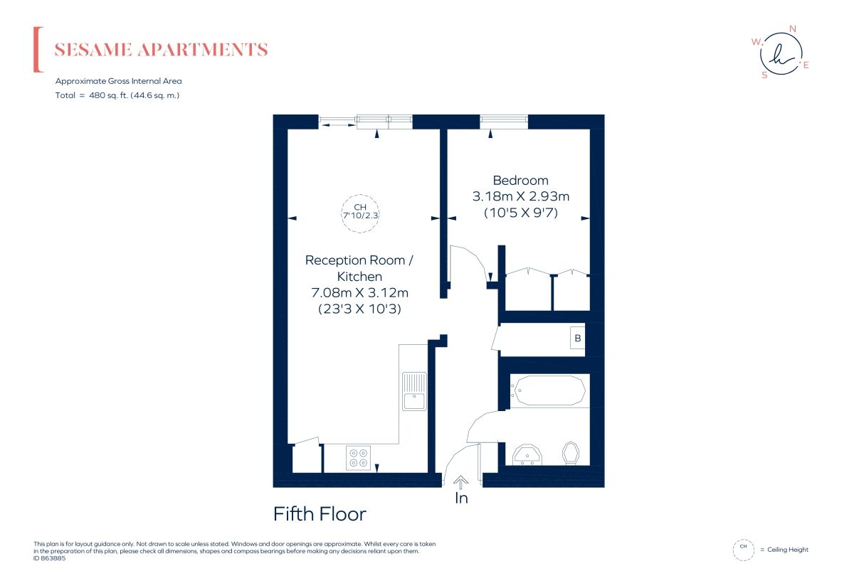 Квартира в Лондоне, Великобритания, 45 м² - фото 10
