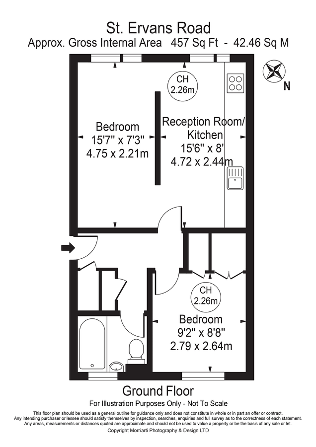 Квартира в Лондоне, Великобритания, 43 м² - фото 10