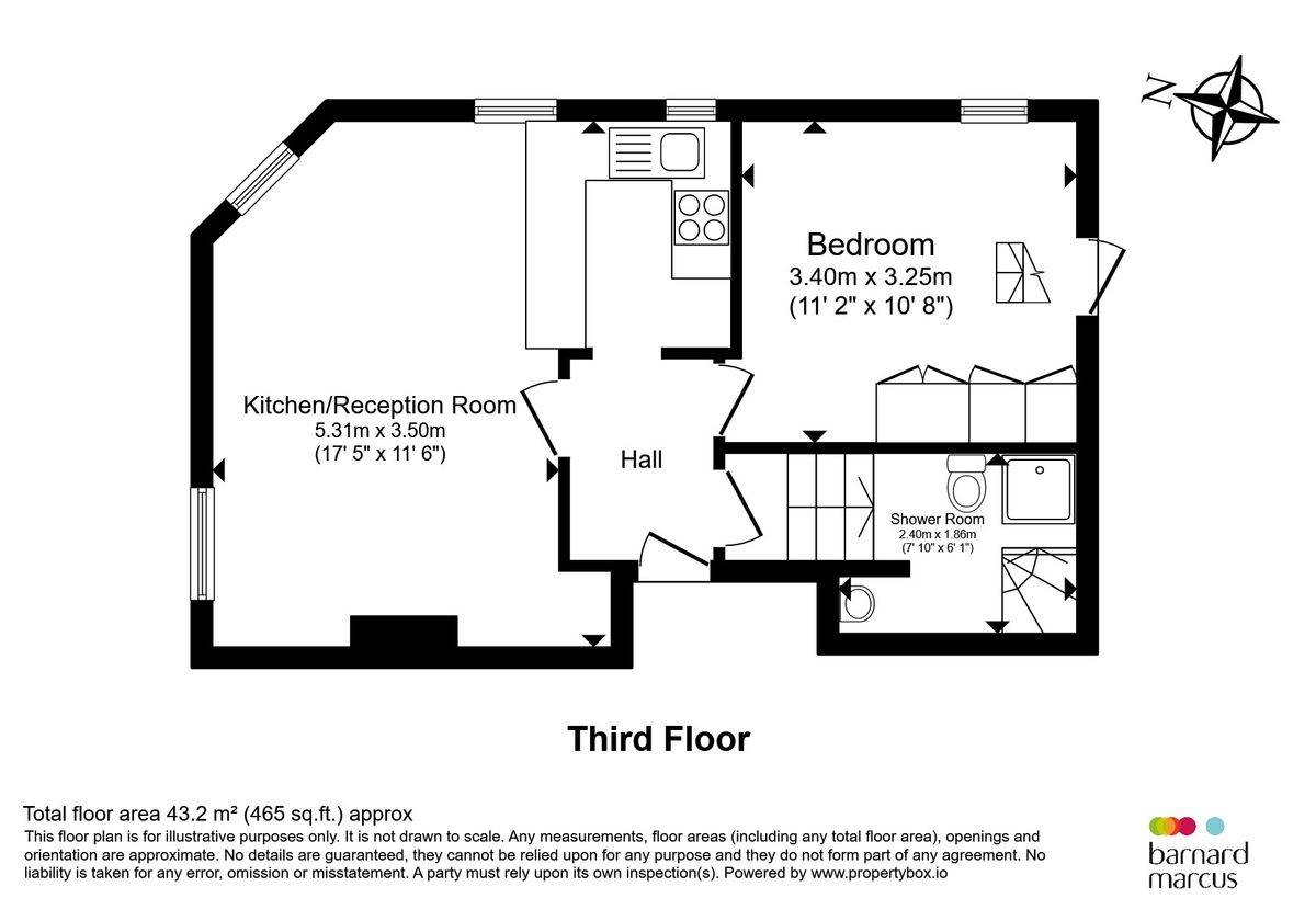Квартира в Лондоне, Великобритания, 43 м² - фото 11