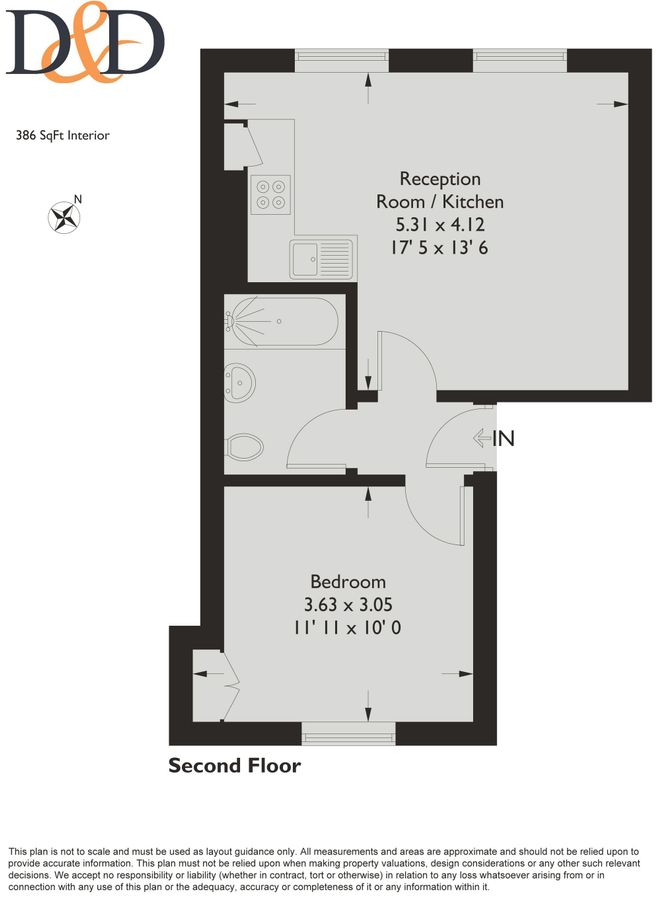 Квартира в Лондоне, Великобритания, 36 м² - фото 13
