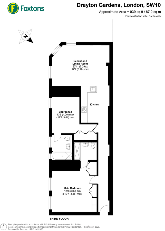 Квартира в Лондоне, Великобритания, 87 м² - фото 13
