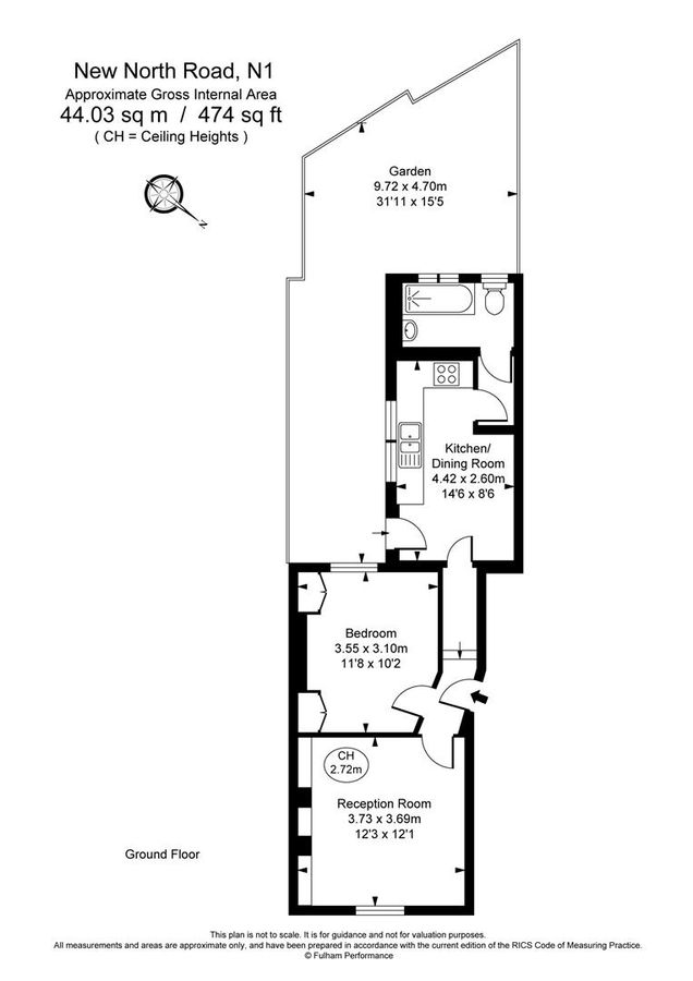 Квартира в Лондоне, Великобритания, 44 м² - фото 14