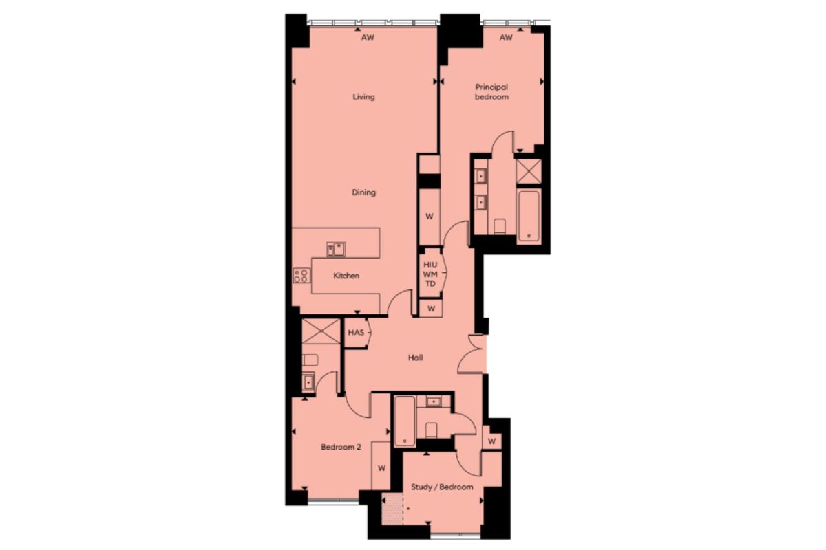 Квартира в Лондоне, Великобритания, 162 м² - фото 18