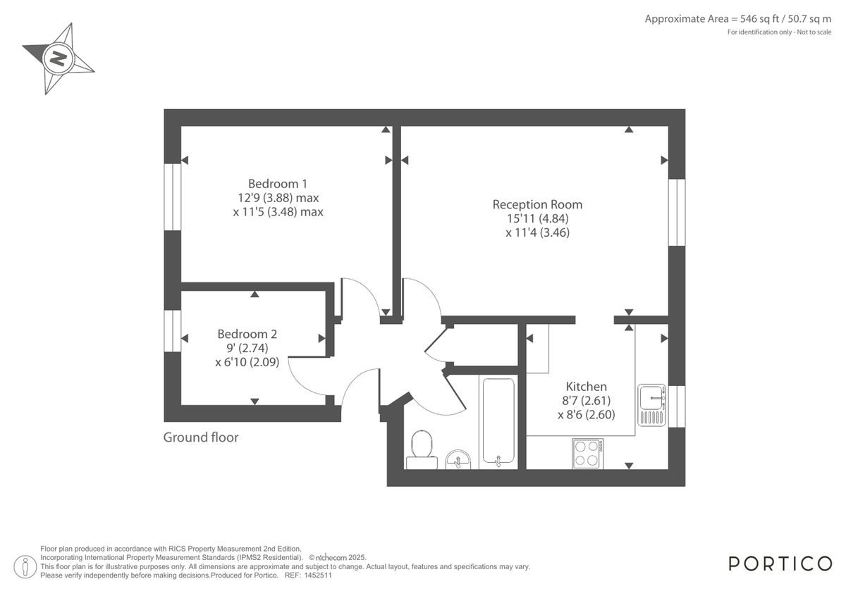 Квартира в Лондоне, Великобритания, 51 м² - фото 18