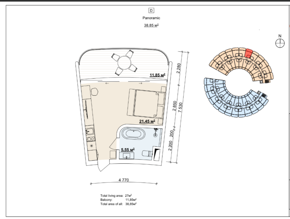 Вилла в Нуса Дуа, Индонезия, 38.85 м² - фото 16