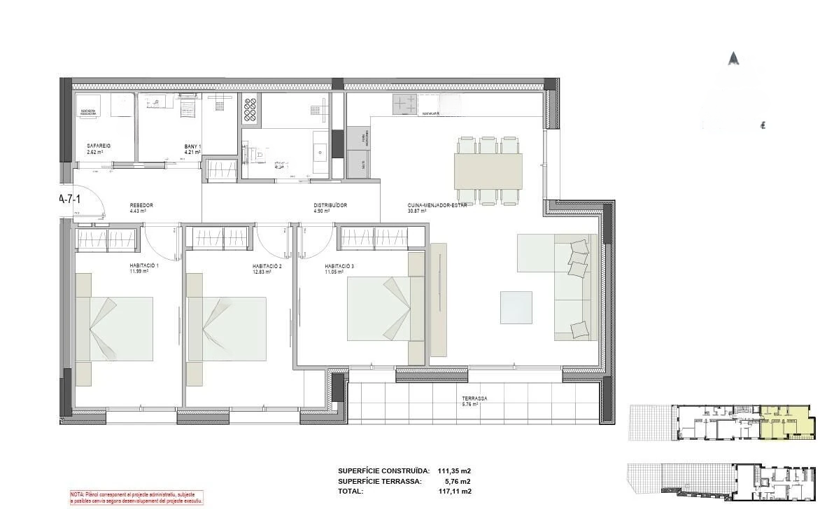 Квартира в Андорра-ла-Велье, Андорра, 122 м² - фото 3
