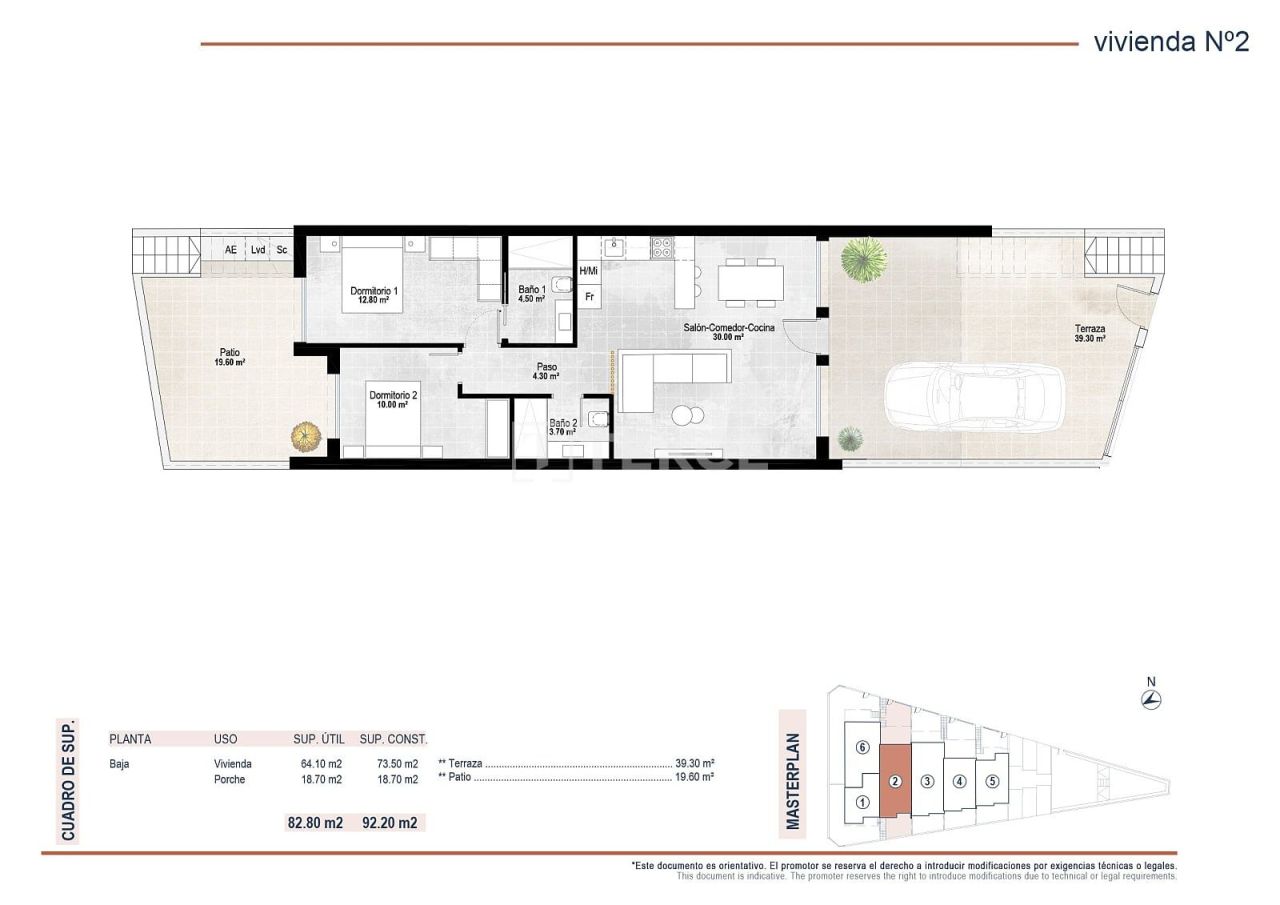 Апартаменты в Сан-Педро-дель-Пинатаре, Испания, 51 м² - фото 11
