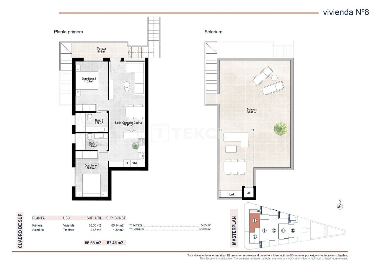 Пентхаус в Сан-Педро-дель-Пинатаре, Испания, 74 м² - фото 14