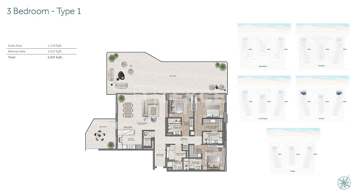Апартаменты в Дубае, ОАЭ, 108 м² - фото 15