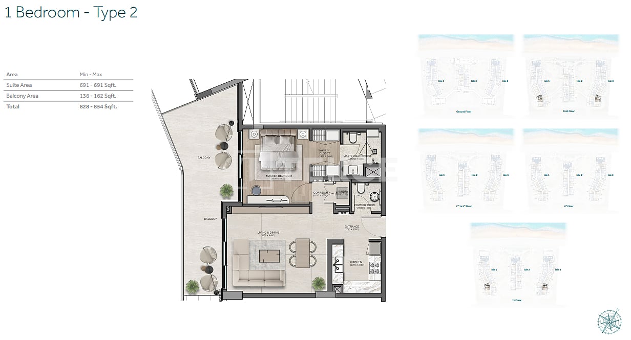 Апартаменты в Дубае, ОАЭ, 163 м² - фото 16
