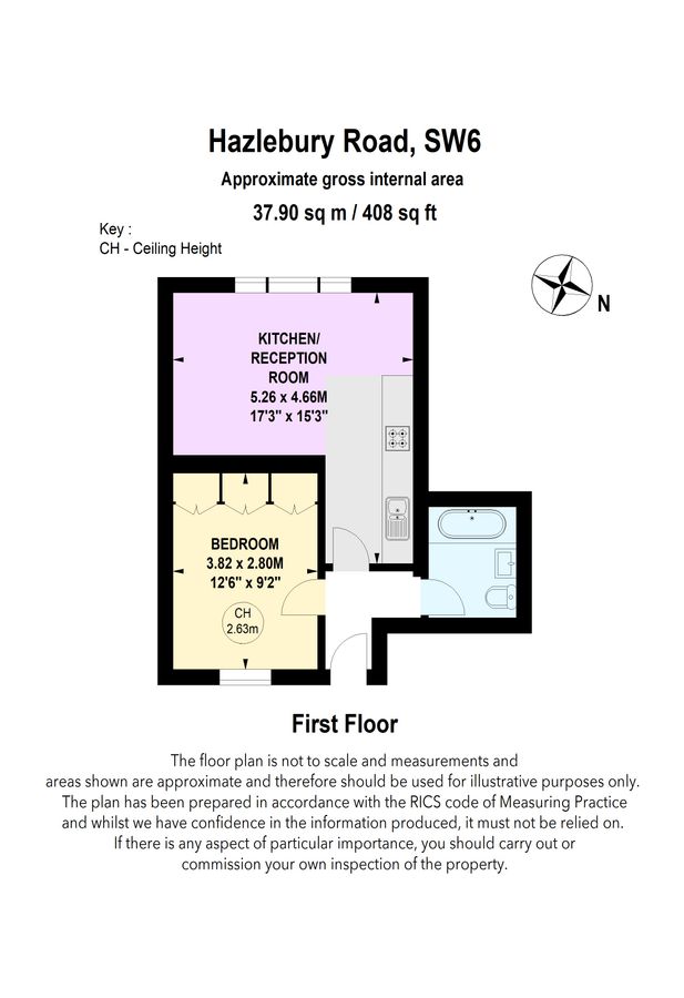 Квартира в Лондоне, Великобритания, 38 м² - фото 7