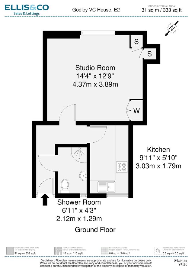 Квартира в Лондоне, Великобритания, 31 м² - фото 7