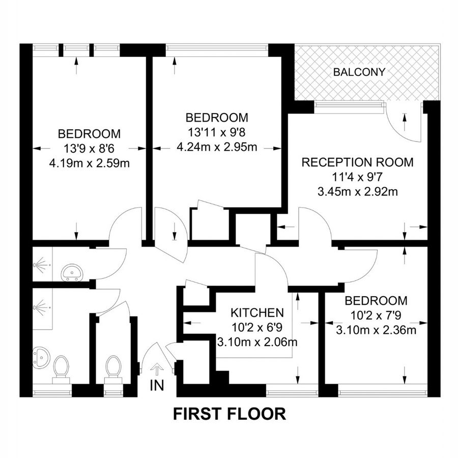 Квартира в Лондоне, Великобритания, 62 м² - фото 8