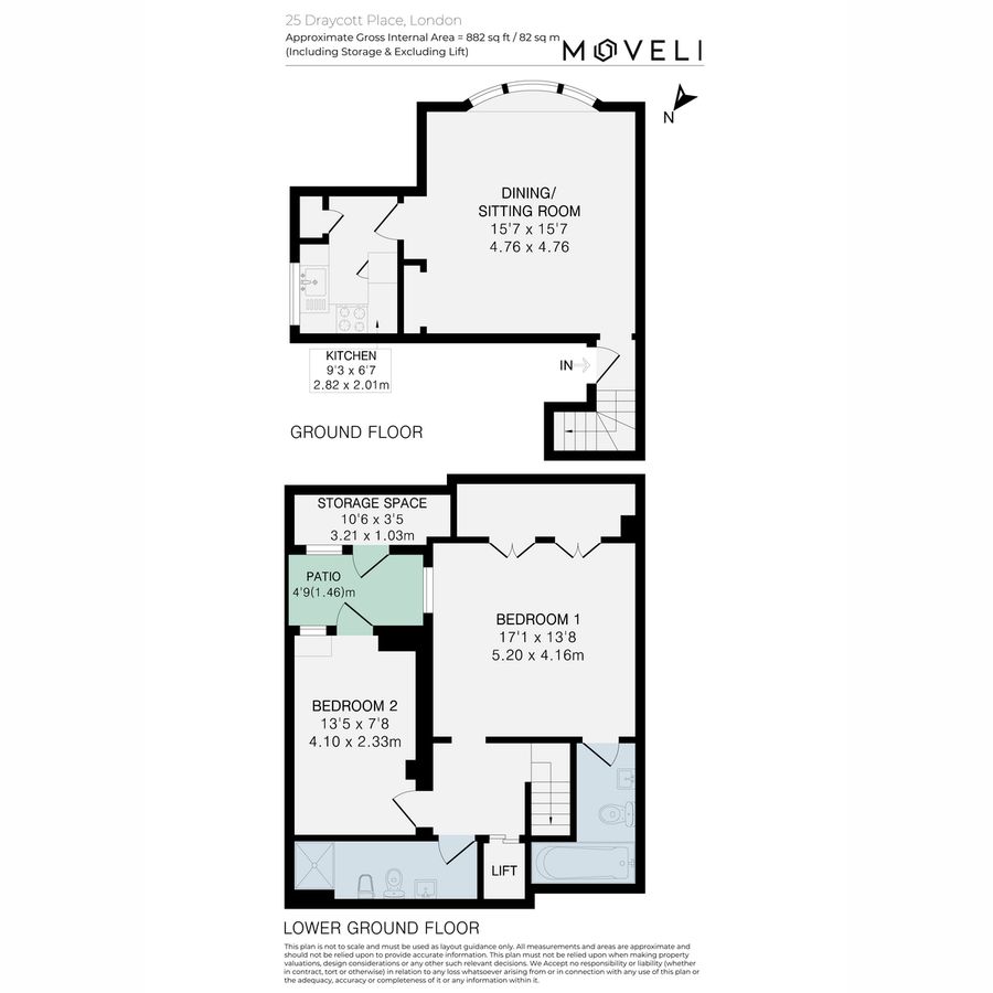 Квартира в Лондоне, Великобритания, 82 м² - фото 9