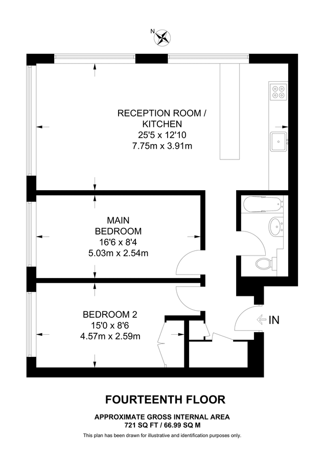 Квартира в Лондоне, Великобритания, 67 м² - фото 9