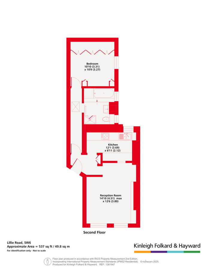 Квартира в Лондоне, Великобритания, 50 м² - фото 11