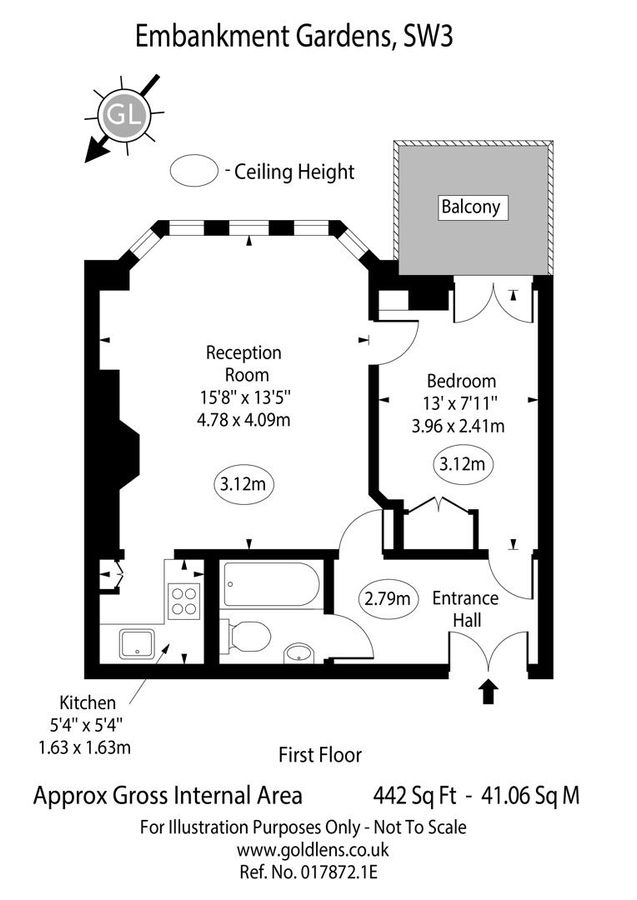 Квартира в Лондоне, Великобритания, 41 м² - фото 13