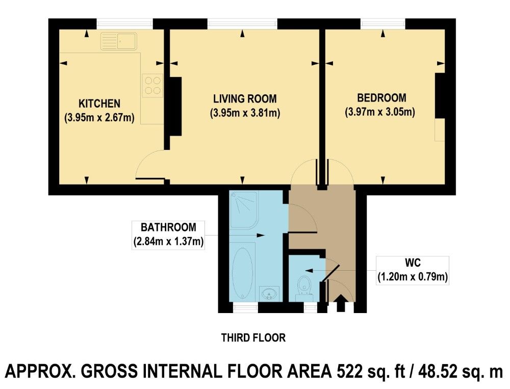 Квартира в Лондоне, Великобритания, 49 м² - фото 13