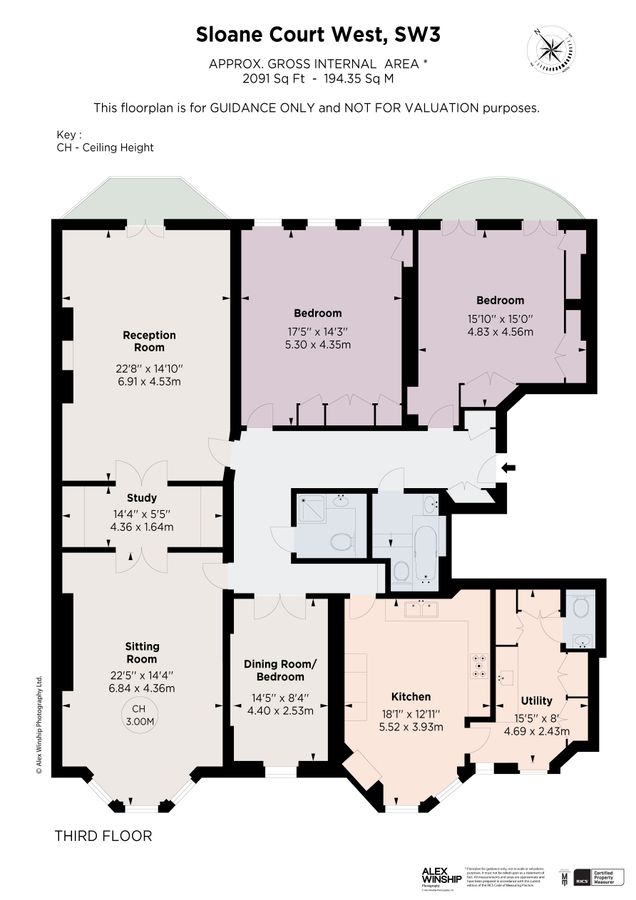 Квартира в Лондоне, Великобритания, 194 м² - фото 14