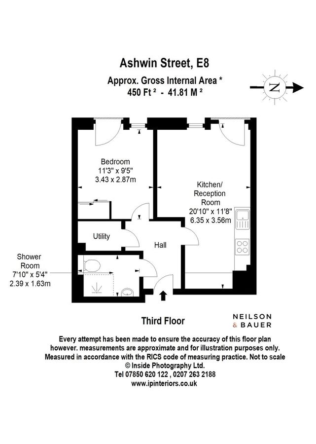 Квартира в Лондоне, Великобритания, 42 м² - фото 15