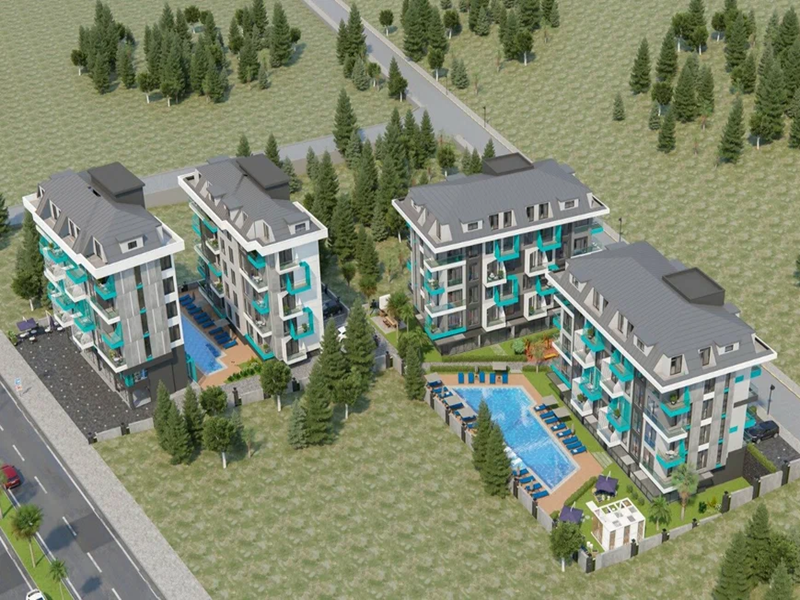 Апартаменты в Алании, Турция, 55 м² - фото 11