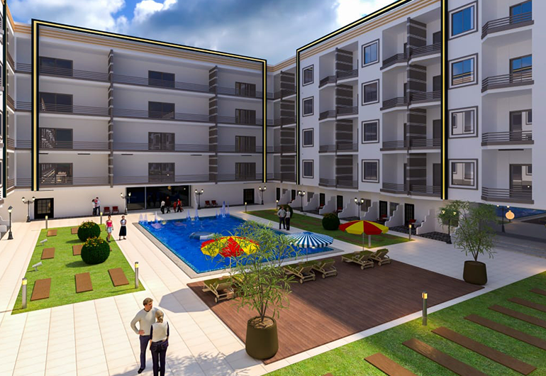 Апартаменты в Хургаде, Египет, 60 м² - фото 1