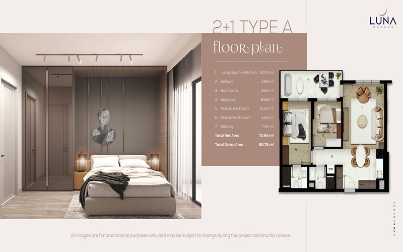 Апартаменты в Стамбуле, Турция, 140 м² - фото 4