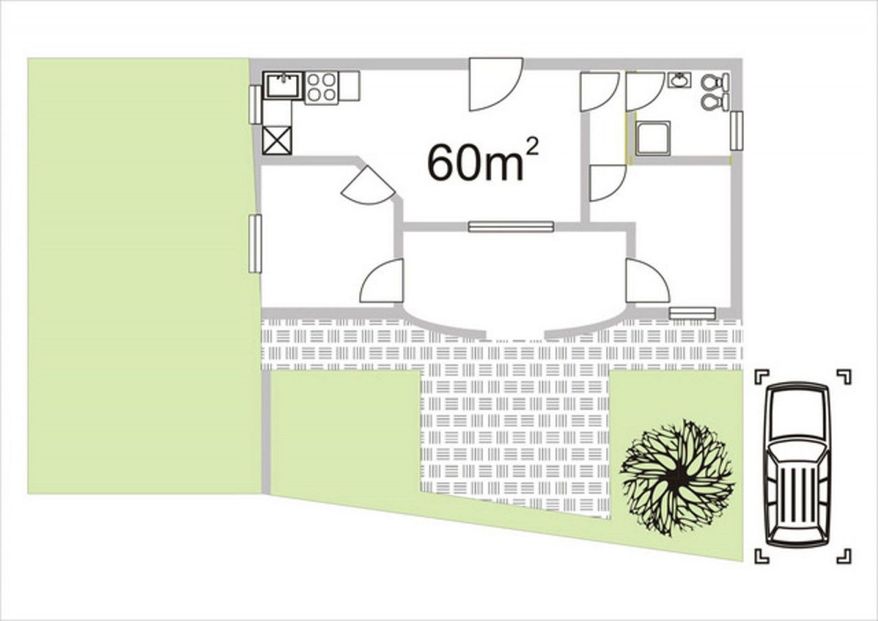 Квартира в Ровини, Хорватия, 60 м² - фото 12