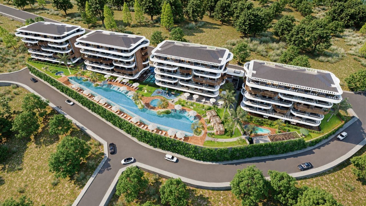 Апартаменты в Алании, Турция, 55 м² - фото 1