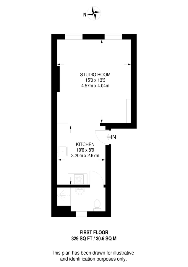 Квартира в Лондоне, Великобритания, 31 м² - фото 8