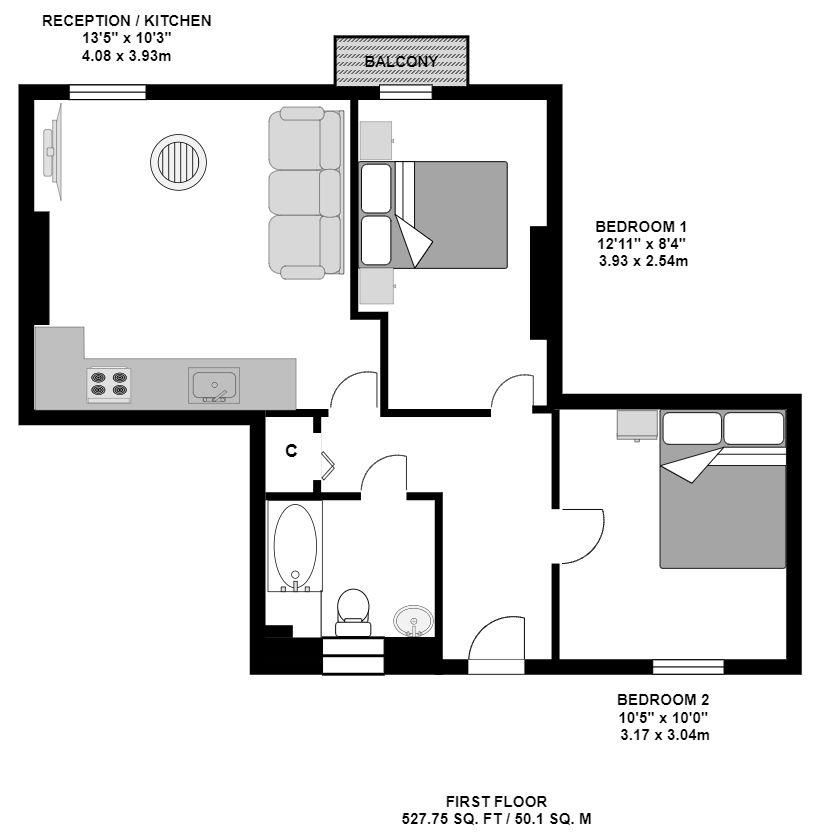 Квартира в Лондоне, Великобритания, 50 м² - фото 8