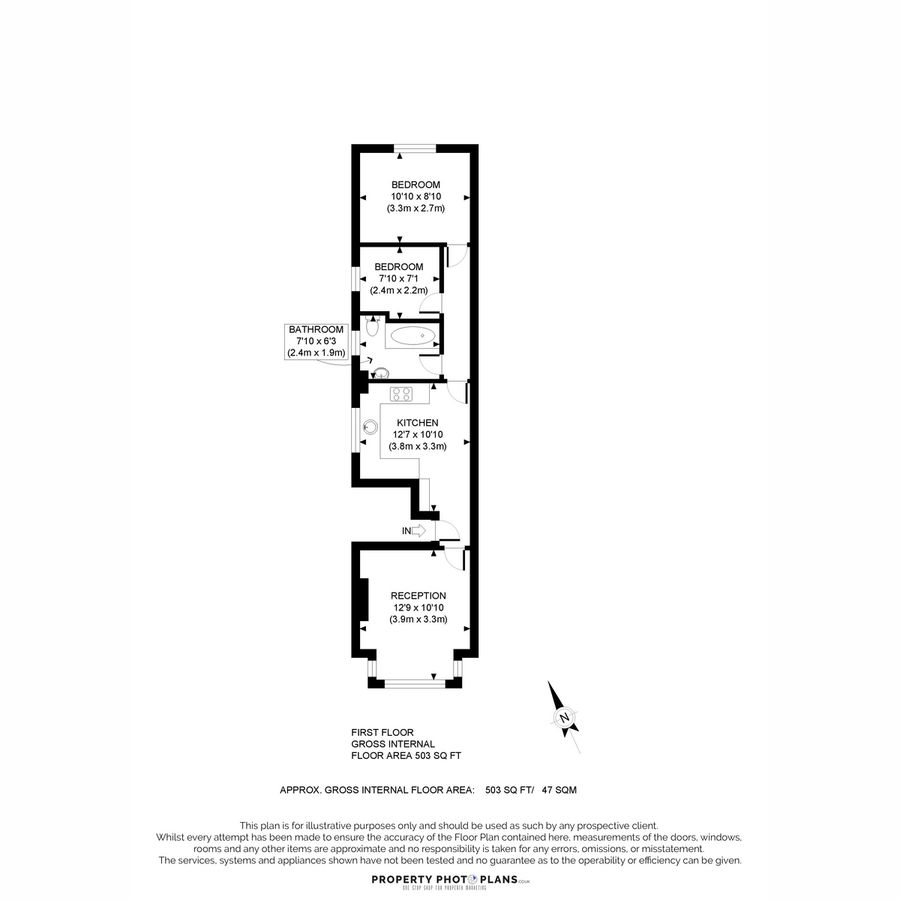 Квартира в Лондоне, Великобритания, 47 м² - фото 10