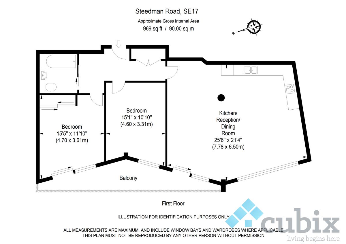 Квартира в Лондоне, Великобритания, 90 м² - фото 14