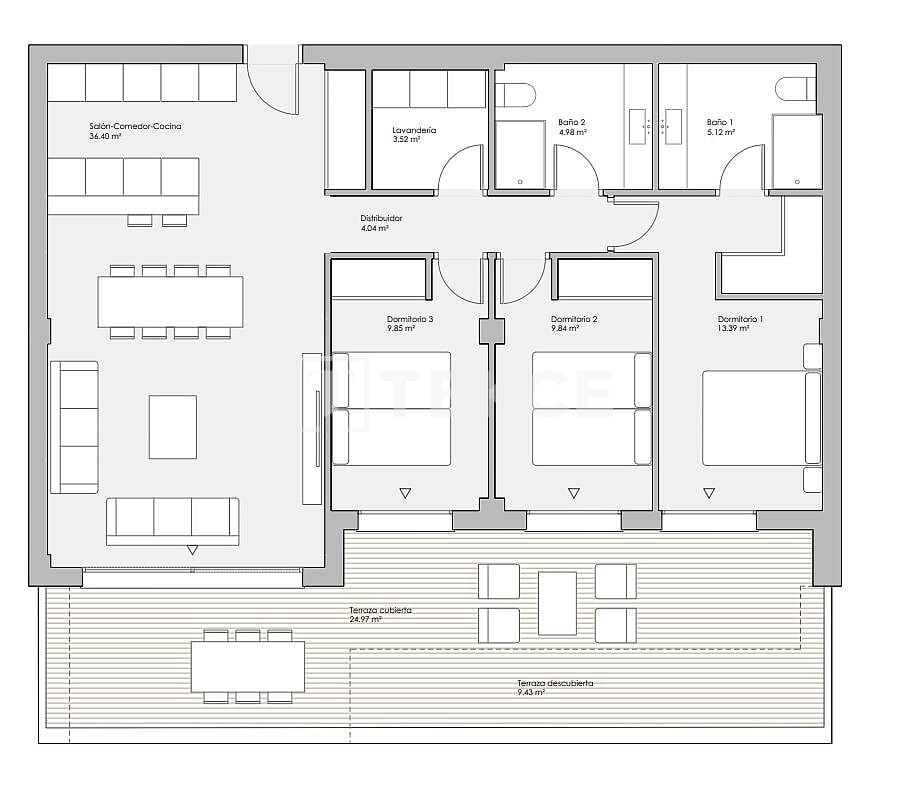 Апартаменты в Михасе, Испания, 134 м² - фото 6